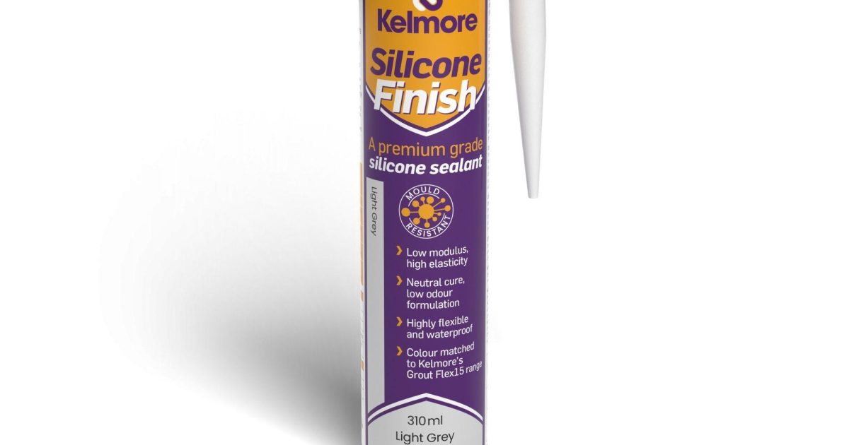 Kelmore Light Grey Silicone Sealant Tileflair